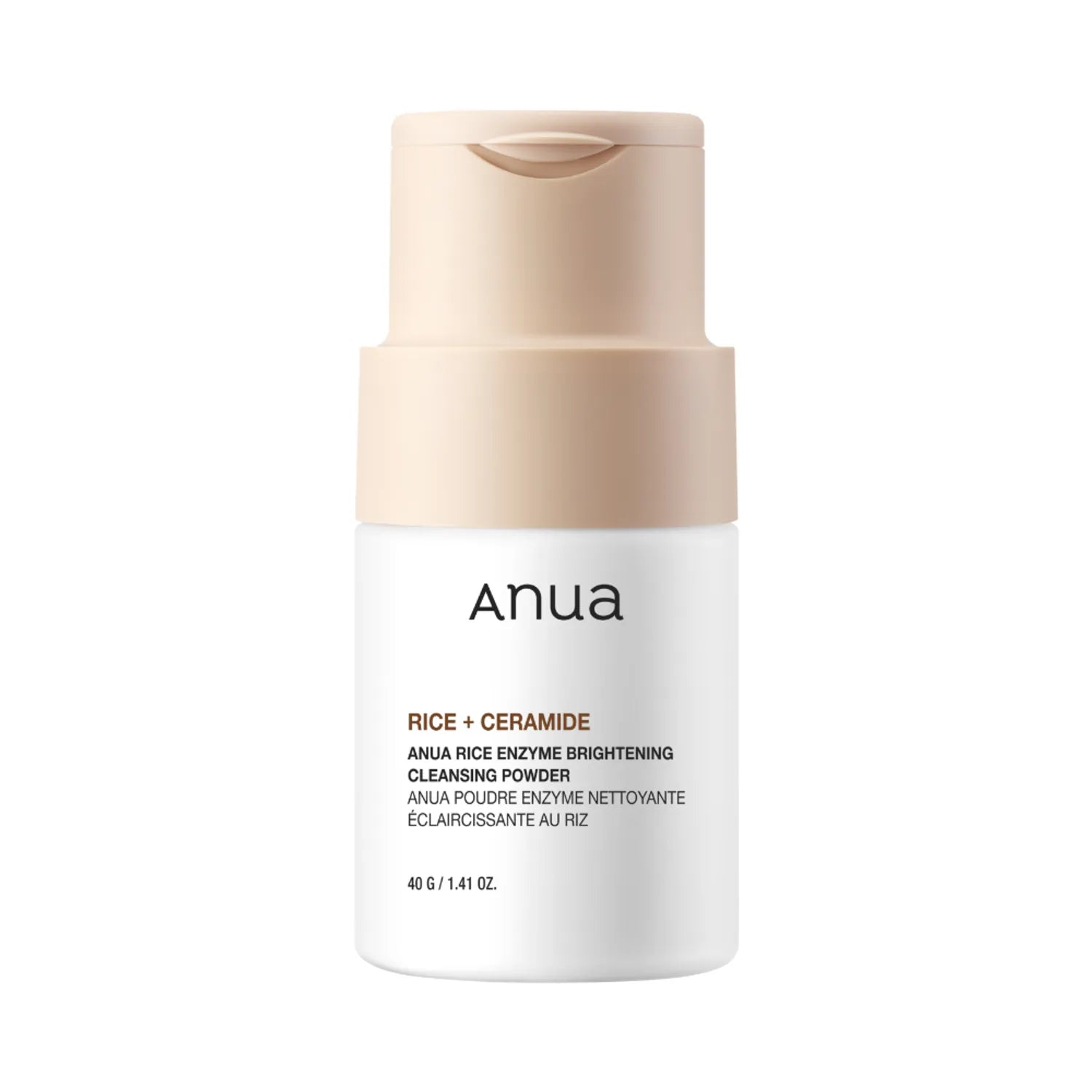 Anua Rice Enzyme Brightening Cleansing Powder 40g Set (+Pack Brush)