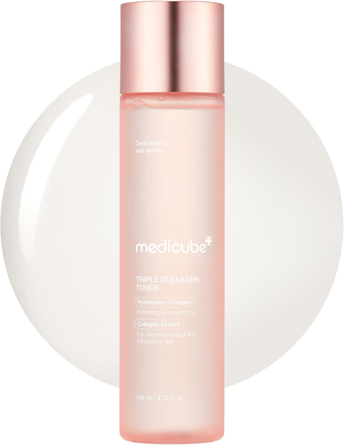 Medicube Triple Collagen Toner - Hydrolyzed, Atelo, & Soluble Collagen for Deep Hydration & Plump Skin - Fast-Absorbing Formula for All-Day Suppleness, Korean Skincare (4.73 fl.oz.)