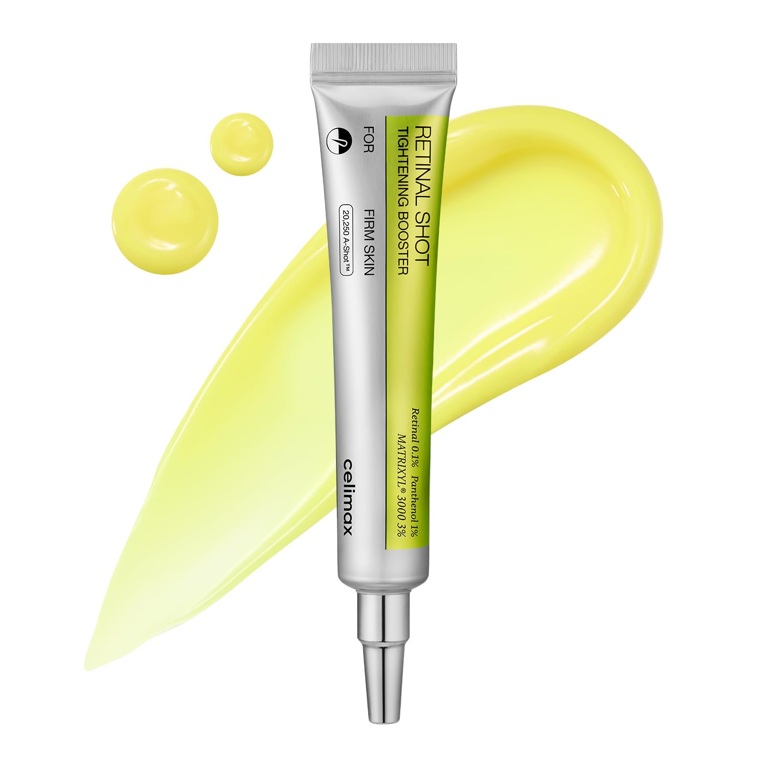 celimax The Vita A Retinal Shot Tightening Booster | 0.1% Retinal, Pore Minimizer, Wrinkles & Fine Lines, Firmer Skin, 15ml