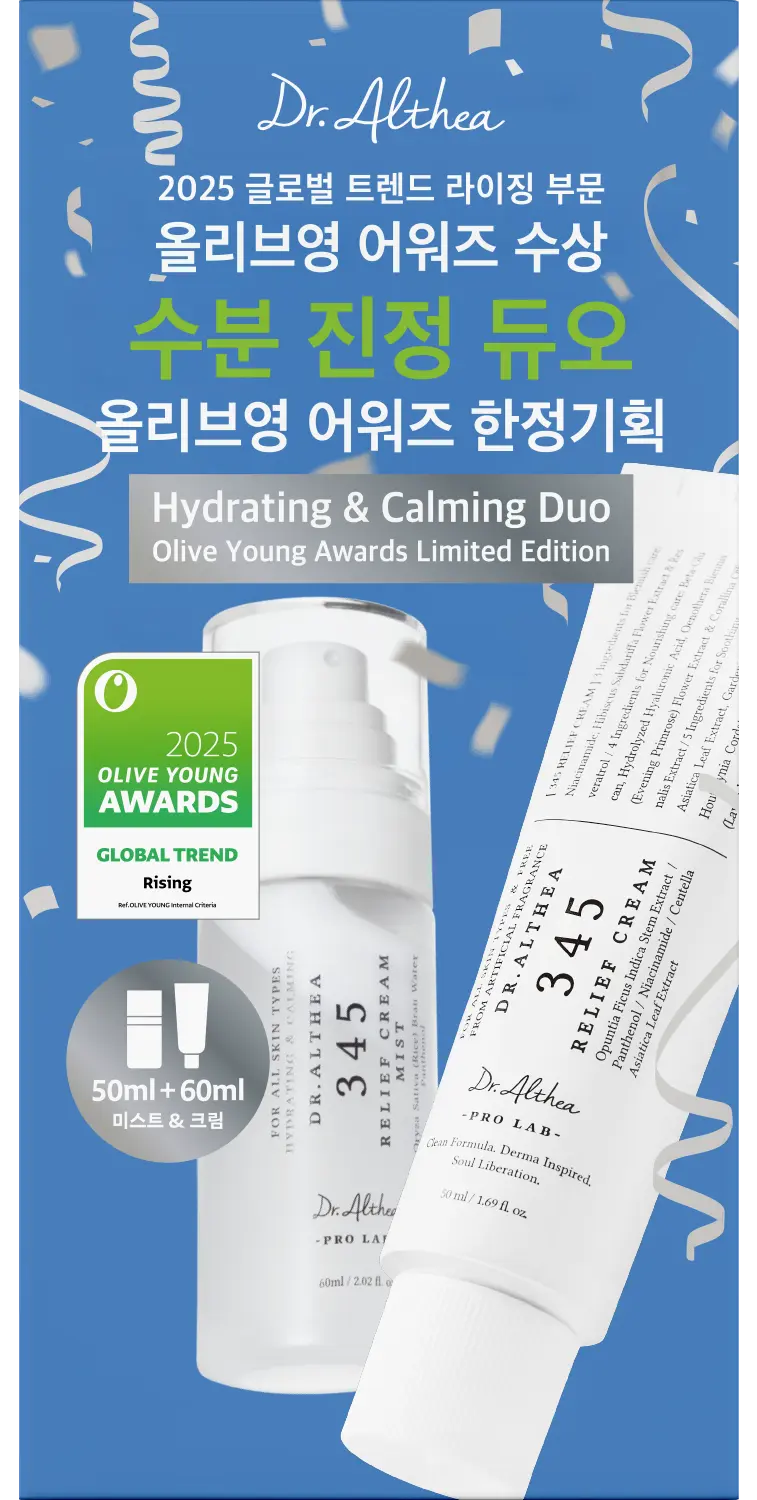 Dr. Althea 345 Relief Cream 50ml(+ Relief Cream Mist 60ml)
