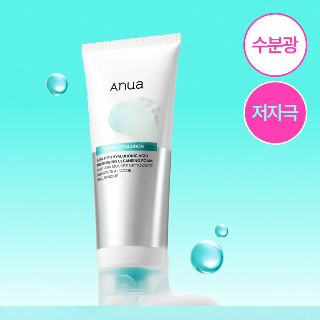 Anua PDRN Hyaluronic Acid Moisturizing Cleansing Foam 150ml