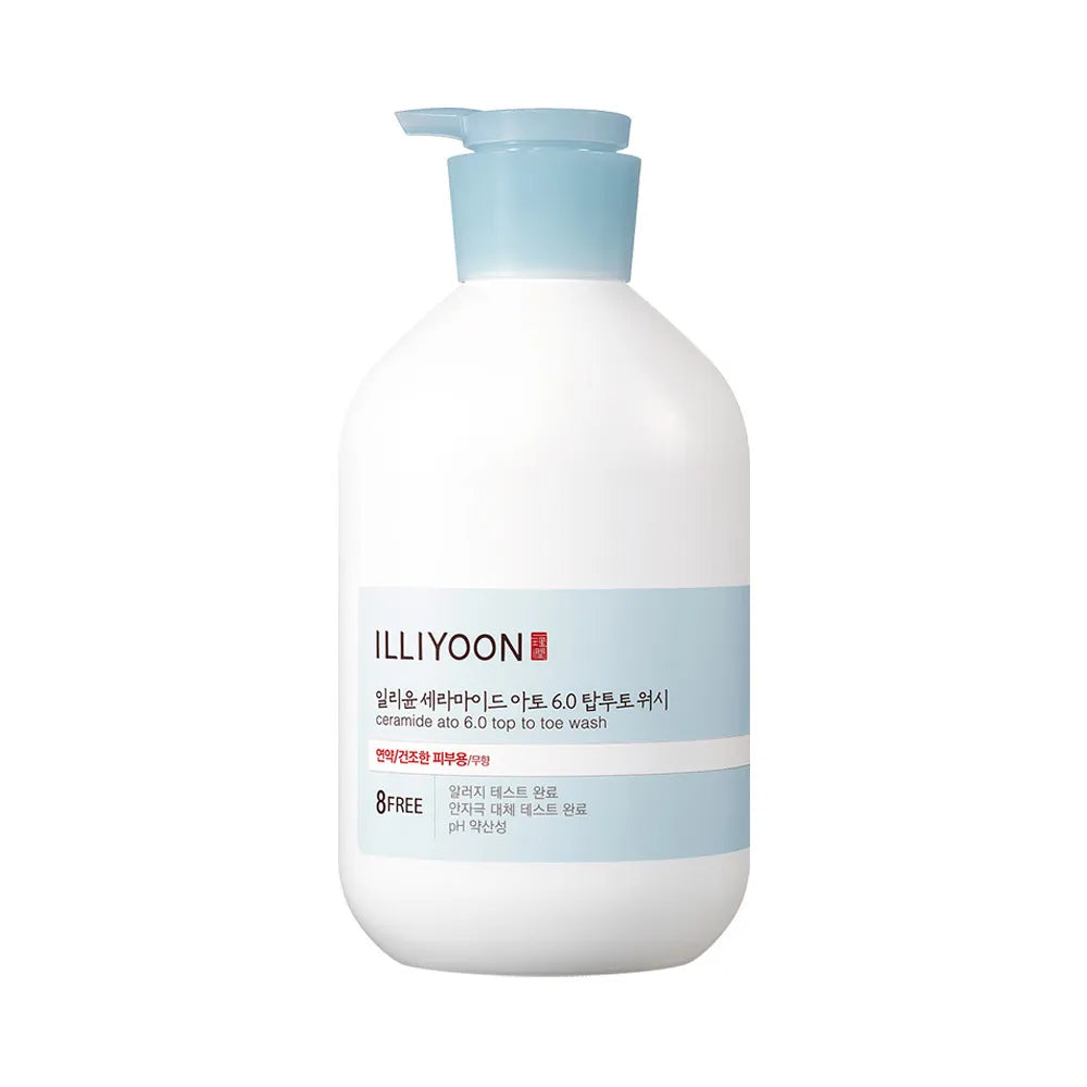 ILLIYOON Ceramide Ato 6.0 Top To Toe Wash 625ml+500ml Refill Set
