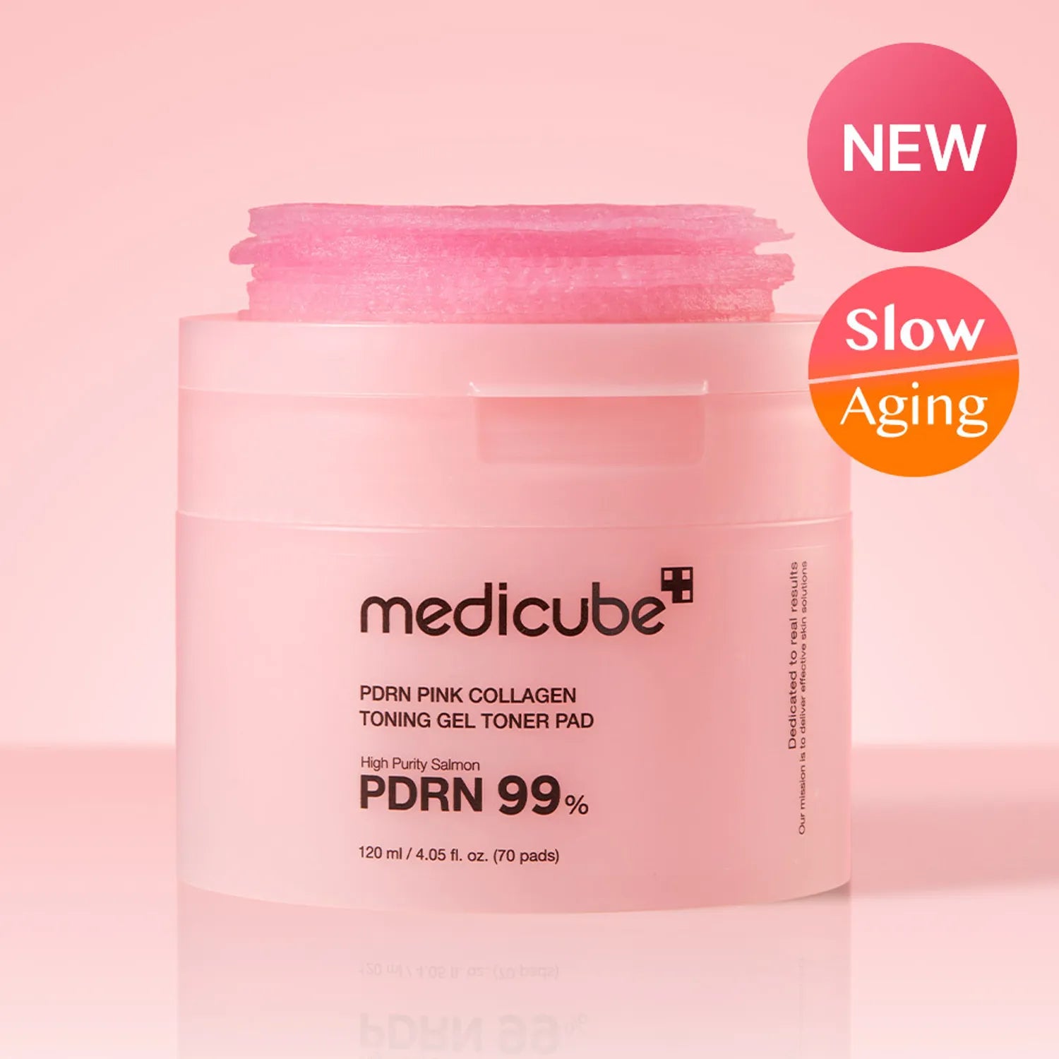 medicube PDRN Pink Collagen Toning Gel Toner Pad 70P Set (+10P)